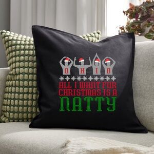 Ohio State Ugly Christmas Pillow Covers